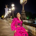 Urvashi Rautela Instagram - Falling in love is easy. Falling in love with the same person repeatedly is extraordinary. 💖💗🩷 ☆ ☆ ☆ ☆ ☆ ☆ ☆ ☆ #love #UrvashiRautela #UR1 Pont Alexandre lll, Paris