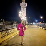 Urvashi Rautela Instagram - Falling in love is easy. Falling in love with the same person repeatedly is extraordinary. 💖💗🩷 ☆ ☆ ☆ ☆ ☆ ☆ ☆ ☆ #love #UrvashiRautela #UR1 Pont Alexandre lll, Paris