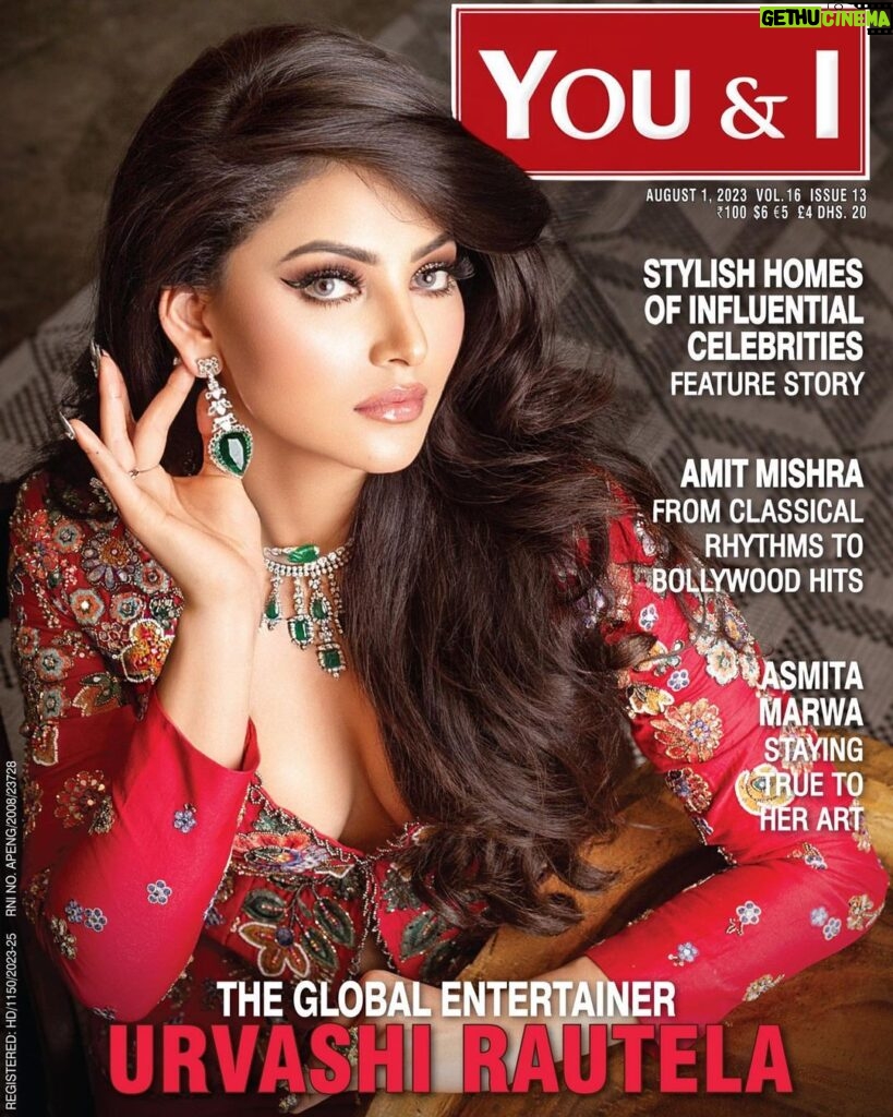 Urvashi Rautela Instagram - In this issue, our cover star @urvashirautela takes center stage, captivating us with her global sensation and two-time victory at Miss Universe 🇮🇳 & as Miss Universe Judge. From her beauty pageant triumphs to conquering the realms of Bollywood, Tollywood, Kollywood, and beyond, Urvashi's journey is truly extraordinary. Amidst this era where environmental consciousness is paramount, the rise of eco-luxe architecture has revolutionized luxury living. Visionary designers and homeowners are seamlessly blending opulence with sustainability, minimizing their ecological footprint. These influential celebrities have embraced eco-friendly practices, crafting A-list residences that showcase innovative design and efficient resource management. Join us on this captivating journey as we explore the inspiring new standard for environmentally responsible luxury living. In People in Focus, we introduce you to Asmita Marwa, the powerhouse behind Asmita Marwa Designs. Her brand celebrates the captivating Boho Chic style and champions sustainable fashion. From her childhood fascination with fabrics and sketching to her latest collection, "The Gamcha Collection," Asmita shares her artistic journey and commitment to creating timeless, exclusive pieces. Interview by: @niharika.keerthi Stylist: @juhi.ali Photographer: @ipshita.db Make-Up: @makeupbyrishabk Hair: @hairstylist_jennny Outfit: @onaya_official Jewellery: @rosaamoris Heels: @eridani.in Location: @radissonblumumbaiairport Co-ordinated by: @nadiiaamalik ☆ ☆ ☆ ☆ ☆ ☆ ☆ ☆ #love #UrvashiRautela #UR1 Mumbai, Maharashtra