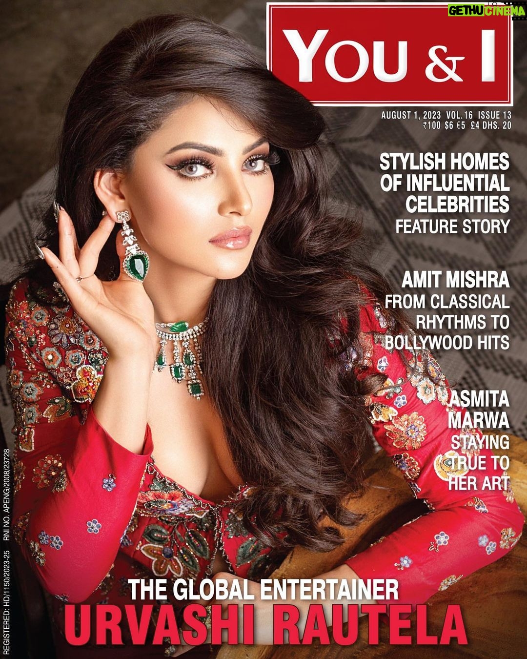 Urvashi Rautela Instagram - In this issue, our cover star @urvashirautela takes center stage, captivating us with her global sensation and two-time victory at Miss Universe ๐ฎ๐ณ & as Miss Universe Judge. From her beauty pageant triumphs to conquering the realms of Bollywood, Tollywood, Kollywood, and beyond, Urvashi's journey is truly extraordinary. Amidst this era where environmental consciousness is paramount, the rise of eco-luxe architecture has revolutionized luxury living. Visionary designers and homeowners are seamlessly blending opulence with sustainability, minimizing their ecological footprint. These influential celebrities have embraced eco-friendly practices, crafting A-list residences that showcase innovative design and efficient resource management. Join us on this captivating journey as we explore the inspiring new standard for environmentally responsible luxury living. In People in Focus, we introduce you to Asmita Marwa, the powerhouse behind Asmita Marwa Designs. Her brand celebrates the captivating Boho Chic style and champions sustainable fashion. From her childhood fascination with fabrics and sketching to her latest collection, "The Gamcha Collection," Asmita shares her artistic journey and commitment to creating timeless, exclusive pieces. Interview by: @niharika.keerthi Stylist: @juhi.ali Photographer: @ipshita.db Make-Up: @makeupbyrishabk Hair: @hairstylist_jennny Outfit: @onaya_official Jewellery: @rosaamoris Heels: @eridani.in Location: @radissonblumumbaiairport Co-ordinated by: @nadiiaamalik โ โ โ โ โ โ โ โ #love #UrvashiRautela #UR1 Mumbai, Maharashtra