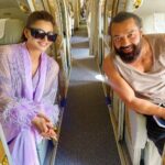 Urvashi Rautela Instagram - Thrilled to welcome #BobbyDeol to our #NBK109 film family 💜 Gratitude to Deol family for launching me in the world of cinema & now can’t wait to share screen space with you in #NBK109 post #SinghSaabTheGreat 🎥 #HappyNewYear Guys 🎉 🎈🎊 ☆ ☆ ☆ ☆ ☆ ☆ ☆ ☆ #love #UrvashiRautela #UR1 #bobbydeol #cinema #meerarautela Dubai, United Arab Emirates