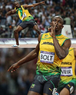 Usain Bolt Instagram - 11 years ago today, Usain Bolt became the first man in history to win back-to-back gold medals in the 200m at the Olympics 🥇￼

Bolt did it again in 2016 😤