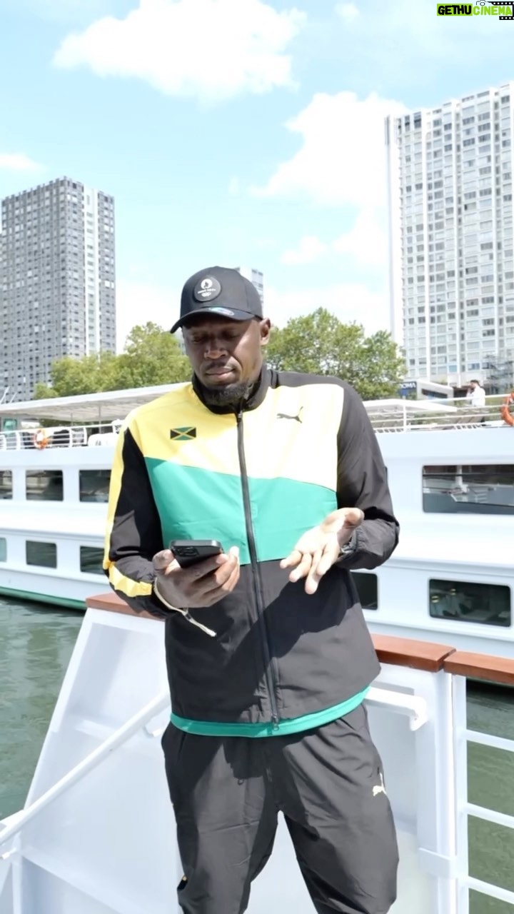 Usain Bolt Instagram - Khaby Bolt? Usain Lame?? One thing’s for sure, celebrating is a serious business ⚡️
@khaby00 @usainbolt #Paris2024 Paris, France