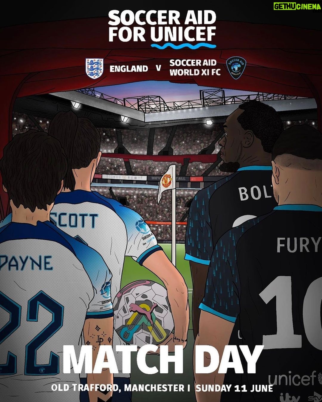 Usain Bolt Instagram - Match Day‼️ @socceraid #LetsGo ⚽️ Manchester, United Kingdom