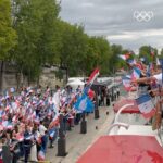Usain Bolt Instagram - Unforgettable moments from an unforgettable day in Paris! 🎉 Witness the reveal of the #Paris2024 Olympic torch as @UsainBolt and 100 other French athletes sail aboard the iconic @EquipeFra team boat ⚡️🇫🇷