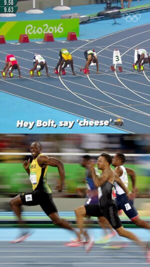 Usain Bolt Instagram - The moment behind this iconic photo 😁
