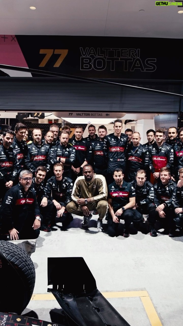 Usain Bolt Instagram - Pitcrew probation passed ✅🫡 @f1lasvegas Las Vegas, Nevada