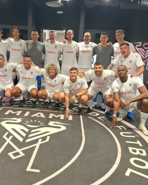 Usain Bolt Instagram - CONMEBOL game yesterday #legends 🏃🏿‍♂️⚽️
