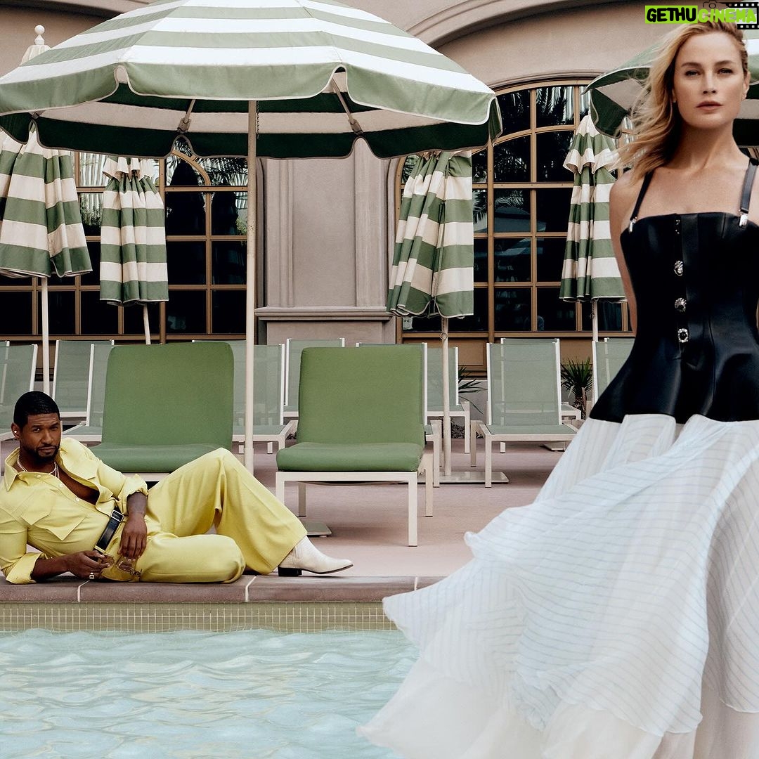 Usher Instagram - SUPER BOWL MVP Thank U again @voguemagazine for this wonderful cover story and write up. Thank U to @carolynmurphy for being apart of this special moment. And a very special thank U to my team @chamberschris @thechambergroup_experience Lydia, and @bellamybrewster. Photographer: Campbell Addy / @campbelladdy Writer: Alessandra Codinha / @atcodinha Fashion Editor: Max Ortega / @maxortegag Hair: Shawn “Shizz” Porter (for Usher) / Evanie Frausto @evaniefrausto (for Carolyn Murphy) Makeup: Lola Okanlawon @lolasbeautymark (for Usher) / Raisa Flowers @raisaflowers (for Carolyn Murphy) Talent Director: Sergio Kletnoy // @sergiokletnoy