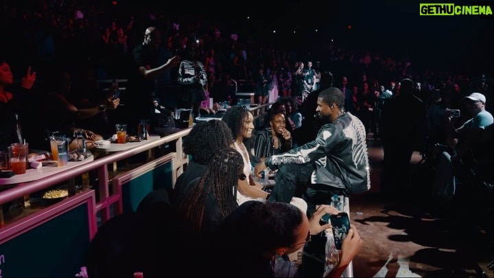 Usher Instagram - Ask and U shall receive @aja22wilson 😏😂 Las Vegas, Nevada