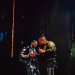 Usher Instagram - The King of Queens @nas popped out and the crowd went craaaazy!! Respect ✊🏾🗽 Las Vegas, Nevada