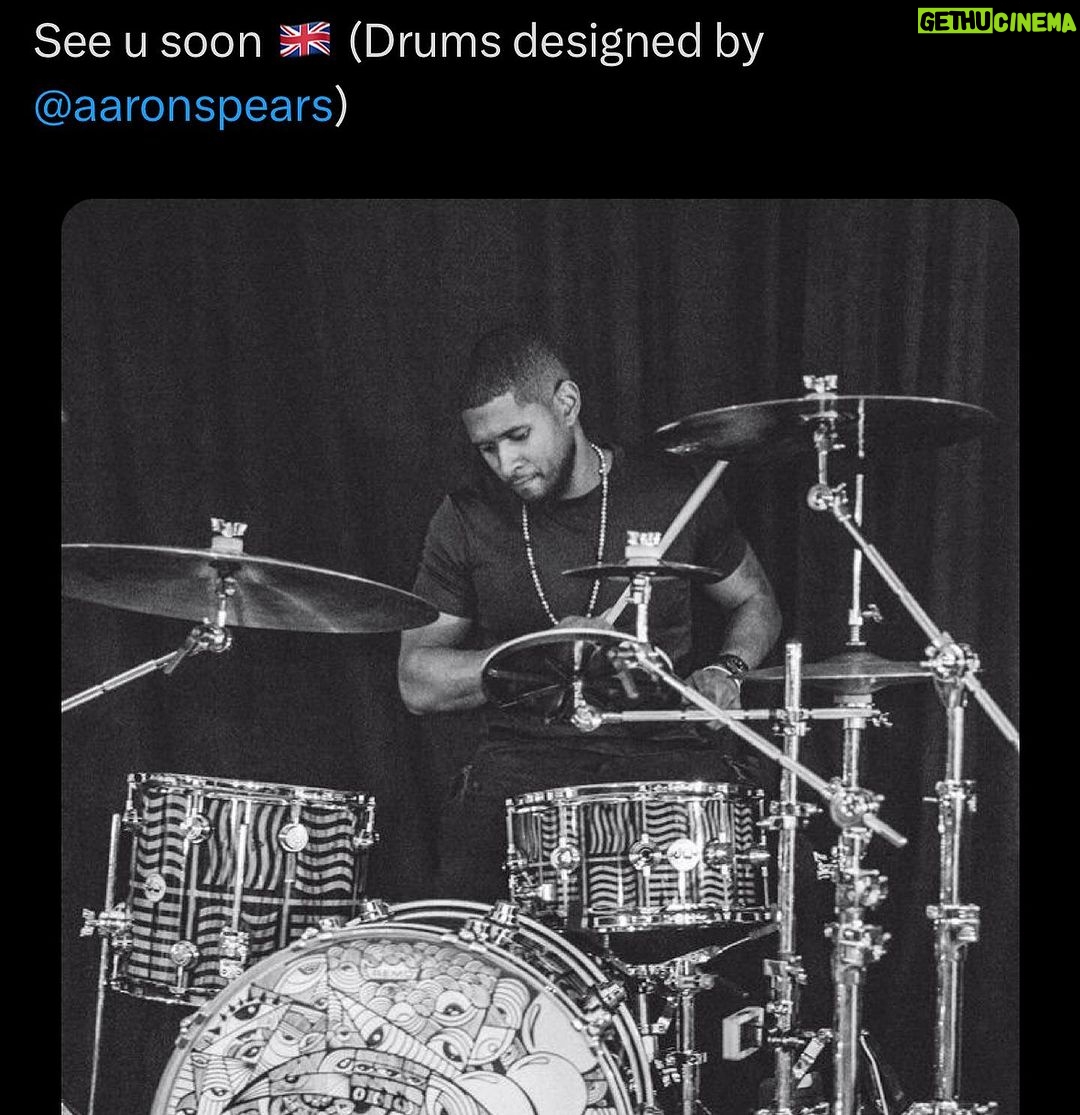 Usher Instagram - I cry, tears of joy, looking back at all of the memories we had together, I realize that you were the joy in every room you were in. We should not take life for granted or the people we love most as though they're gonna be there forever. There are good people and then there are great people. Aaron Spears was great!! As a father, a son and in spirit. I speak a lot about being present, that thought has gone from a mental and spiritual concept to a physical action. Dap up or hug the people you love most more, the ones you love most…spend time with them more, talk to them more, cherish them more or if you can, see about them more. You never know when you may never meet again. Be present. Aaron was one of my heros. He motivated me to do more, musically. Them drum rolls and that pocket was like none other. He had a heart that was pure...he wished people well and supported others. He was happy for others. He wanted greatness for people. He loved his family. He loved his friends. YEP!!! That boy good!!! As he would say...you did it A Speezy!! I love you and we who love you celebrate you. I cry these tears of joy daily, wishing I could pick up the phone and hear your voice one last time. We always said I love you before hangin up. I'm gonna miss you man!! Rest in power brother Love U
