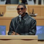 Usher Instagram - Honored to be given the 🗝️ to a city that has been my second home for almost 2 years now. You’ve shown me so much love and I’m forever grateful. Thank U @cityoflasvegas for proclaiming October 17th as Usher Raymond Day! 🙏🏾 Las Vegas, Nevada