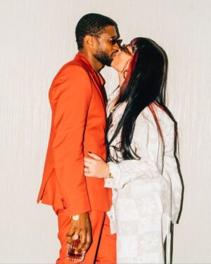 Usher Instagram - I couldn’t ask for a better partna. Happy birthday my love @boogsneffect ♎️ ♎️