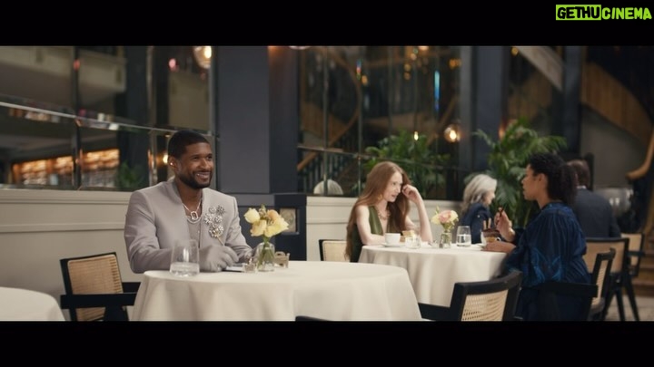 Usher Instagram - When @bmwusa asked me to be in a commercial with Christopher Walken, U know I said, YEAH! Watch until the end to see how I made it to the stage in time. #Ad