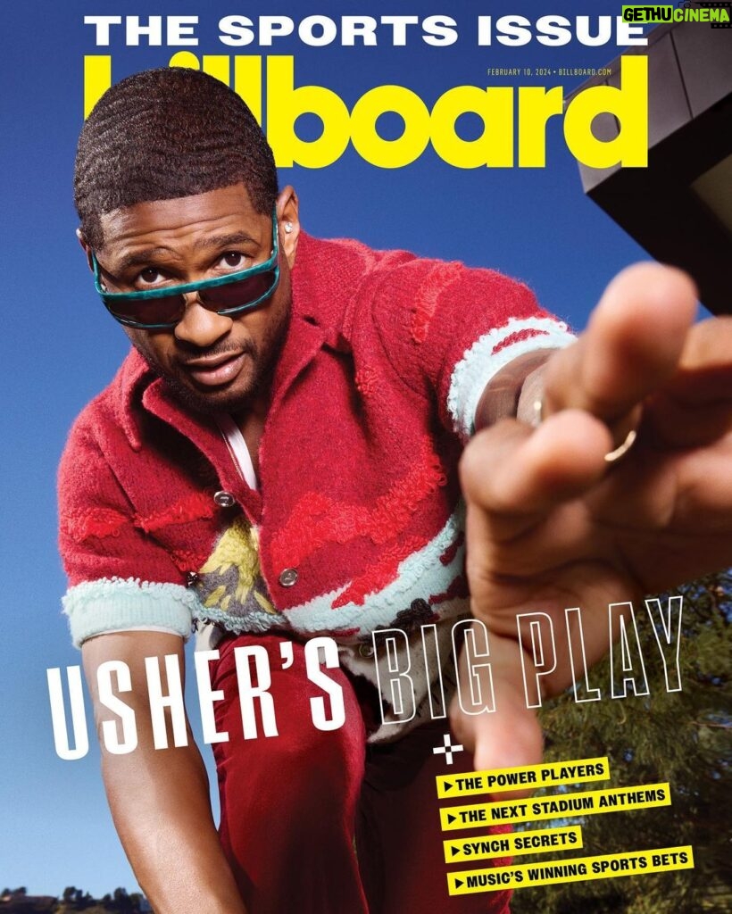 Usher Instagram - @usher’s #SuperBowl Halftime Show will culminate his yearslong renaissance — and with a new album and tour imminent, the hardest-working man in R&B isn’t going anywhere. Read his cover story for Billboard’s Sports issue at the link in bio. 🎶🏈 — Photographer: @samidrasin Stylist: @Brookelyn.Styles Groomer: @shizz215x MU: @jennartist Location: @1859belair Writer: @gailnmitchellofficial