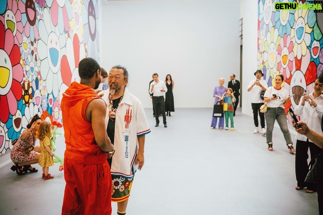 Usher Instagram - Couldn’t leave France without stopping by to see @takashipom