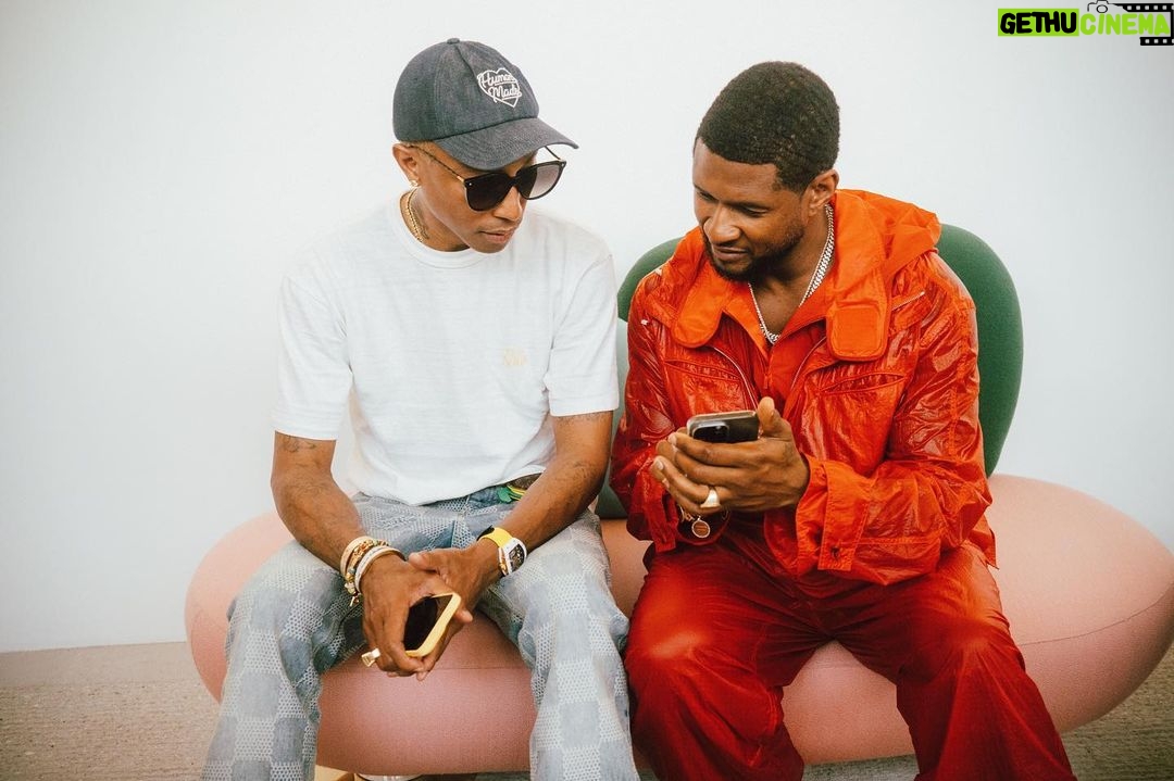 Usher Instagram - Couldn’t leave France without stopping by to see @takashipom