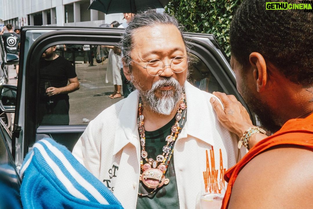Usher Instagram - Couldn’t leave France without stopping by to see @takashipom
