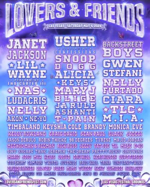 Usher Instagram - U know we had to do it again… @loversandfriendsfest is back and better for 2024!! 🙌🏾 Make sure U register now for the Presale. Starts Friday, January 26th, 10 AM PT. All tickets start at $19.99 down. #LinkInBio