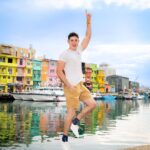 Uyan Tien Instagram – 基隆的小威尼斯意外的可愛哈哈
很喜歡這裡！乾淨，好吃好喝，
很好舒壓的景點💓🏘️🏘️🏘️ 正濱漁港彩虹屋