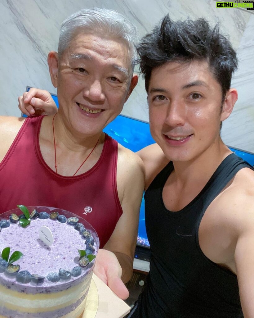 Uyan Tien Instagram - 提早回家陪爸爸過父親節！明天8月8號就快到了，所以也提早祝福所有爸爸們！您如果是爸爸，祝你身體健康賺大錢來顧小朋友！如果您有爸爸常常跟他說「我愛你！」