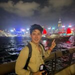 Uyan Tien Instagram - On my last trip, I took a transit point between Thailand and Taiwan in Hong Kong of 6 hours and decide to leave the airport for a quick walk ! This is what I shot ! 我從泰國回台灣的轉機在香港，我就快速離開機場走走，就拍到這幾張(⁎⁍̴̛ᴗ⁍̴̛⁎)拍的小船是不是很漂亮 ～ 香港的維多利亞港夜景！#hongkong #victoriaharbour #香港 #維多利亞港
