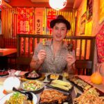 Uyan Tien Instagram - 好久沒來居酒屋吃個飯🏮！最近都在認真控制飲食，但一個禮拜內會抓一天讓自己吐一口氣來吃飽一點 xD 這蠻好吃的，還可以喝到飽！🍻 你們最喜歡吃什麼居酒屋菜？🍡 @an160471 🍺 激安の吉烹酒場（敦南三號店）