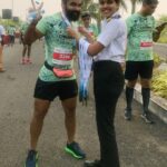 VJ Thanigai Instagram - #chennaimarathon #2023 #goodstart #firstmarathonoftheyear #goodvibes #staypositive #stayfit 💪🏃‍♂️🔥 ECR