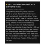 VJ Thanigai Instagram - #diary #imdb #review ❤️🙏 Now streaming on @ahatamil 🥰