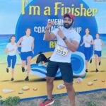 VJ Thanigai Instagram – Another Marathon Medal from Honorable Minister @murugan_tnbjp Chennai coastal cleanup Awerness Run 🏃♂️🙏 @prime_runners_club_ Besant nagar beach, Chennai