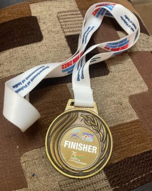 VJ Thanigai Instagram - Another Marathon Medal from Honorable Minister @murugan_tnbjp Chennai coastal cleanup Awerness Run 🏃‍♂️🙏 @prime_runners_club_