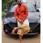 VJ Thanigai Instagram – #candid #treditional #familyfunction 🧡 

Thanks brother 📸 @ashik_jaffer @diamond_weddingcompany 🥰