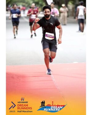 VJ Thanigai Instagram - #drhm #hexawaredreamrunnershalfmarathon2023 #bestmoments  #stayfitstayhealthy ❤️🔥🏃‍♂️💪