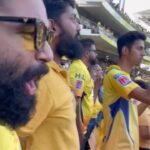 VJ Thanigai Instagram - #crazy #vibes #csk 💛🔥💪 #ipl #csk #thala #dhoni #dhonism #cskforever #captiancool 💛 @mahi7781 @ravindra.jadeja @ruutu.131 @devonconway88 💛💛💛