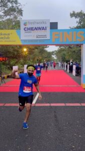 VJ Thanigai Instagram - #chennaimarathon2024 🏃‍♂️💪🏻 #running #marathon #runner #fitness #instafit #longdistancerunner #motivation #actor #thanikai #actorslife #stayfit #staystrong @worldathletics @worlderunners @chennairunners @prime_runners_club_ 💪🏻🏃‍♂️ ECR