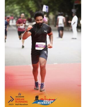 VJ Thanigai Instagram - #drhm #hexawaredreamrunnershalfmarathon2023 #bestmoments  #stayfitstayhealthy ❤️🔥🏃‍♂️💪