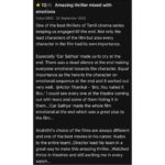 VJ Thanigai Instagram - #diary #imdb #review ❤️🙏 Now streaming on @ahatamil 🥰