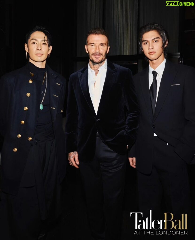 Vachirawit Chivaaree Instagram - I am sincerely honored and grateful for the privilege of being invited to the Tatler Ball. Thank you Tatler and @kierachaplin for the prestigious Golden Cane award. This night will be unforgettable memory of my life. @tatlerth Londoner Macao 澳門倫敦人