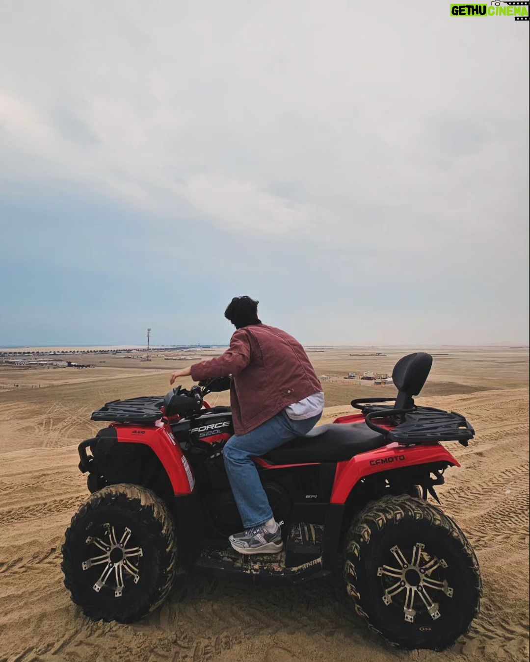 Vachirawit Chivaaree Instagram - it's atv time🏜 Doha