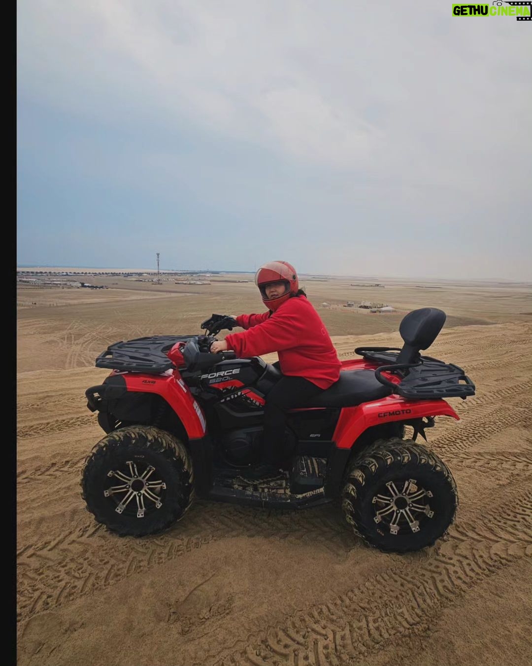 Vachirawit Chivaaree Instagram - it's atv time🏜 Doha