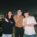 Vachirawit Chivaaree Instagram - night with boys🌃