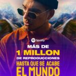 Vadhir Derbez Instagram – +1 MILLÓN de reproducciones en Spotify, GRACIAS! ✨