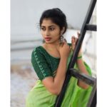Vaishnavi Arulmozhi Instagram - Be amazingly you! 💚 Saree: @srisaicollections9 Blouse: @vastram_theethniccouture #vaishnavi #vaishnaviarulmozhi