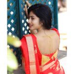 Vaishnavi Arulmozhi Instagram - ✨ Saree: @srisaicollections9 Blouse by: @vastram_theethniccouture Jewellery: @methurna_collections #vaishnavi #vaishnaviarulmozhi