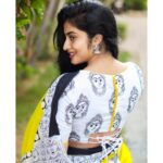 Vaishnavi Arulmozhi Instagram - We are jus imperfectly beautiful ✨ Saree: @srisaicollections9 Customised blouse by: @vastram_theethniccouture Earrings: @seesukaa_boutique #vaishnavi #vaishnaviarulmozhi