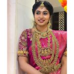 Vaishnavi Arulmozhi Instagram - ✨ Saree: @srisaicollections9 Blouse: @lakshitha_designer_studio Jewellery: @new_ideas_fashions . . #beingaishwarya #vaishnavi #vaishnaviarulmozhi