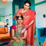 Vaishnavi Arulmozhi Instagram - உங்களின் பேரன்பையும் பேராதரவையும் எதிர்பார்க்கும் "பேரன்பு" இன்று முதல் திங்கள் முதல் சனி வரை மதியம் 2:00 மணிக்கு..காணத்தவறாதீர்கள் அணிகலன்கள்: @new_ideas_fashions ஆடை : @laxarthy_official அம்மா ❤️ @zeetamizh @zeetamilapac @zee5tamil @vijay7__ #vaishnavi #vaishnaviarulmozhi #peranbu #beingvaanathi
