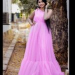 Vaishnavi Arulmozhi Instagram - Trust the next chapter, coz you’re the author of it! Beautiful flare dress by: @designed_by_sindhu Photography: @raghul_raghupathy Cinematography @sinty_boy In ❤️ with your photography bro’s Retouch @siva_retouch Jewellery: @methurna_collections #vaishnaviarulmozhi #vaishnavi