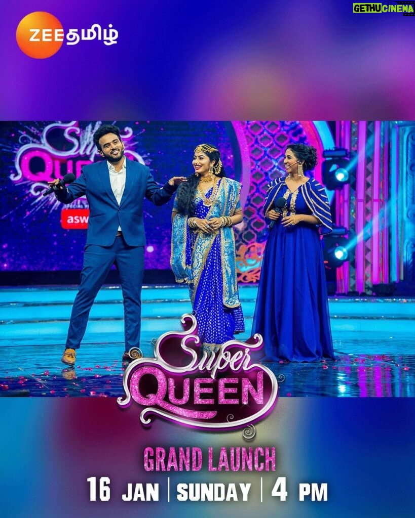 Vaishnavi Arulmozhi Instagram - It’s an immense pleasure to be a part of #superqueen in @zeetamizh.. Don’t miss out to watch it @4pm today.. Thank you @deepa15081990 Akka❤️ for introducing me,much love to you😘 Need all your support and love as always ❤️ Thanks for the beautiful pics @teamcreators